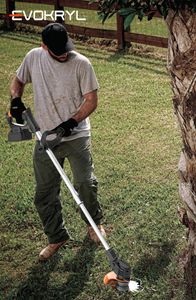 EVOKRYL Aero X1 Cordless Grass Trimmer – 21V Metal Blade, Lightweight, Black
