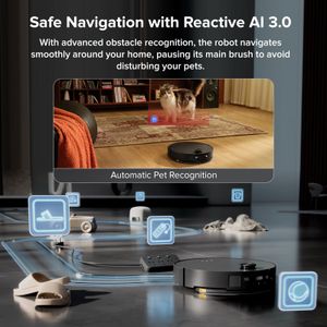Roborock Saros 10 Robot Vacuum – Black