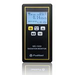 Handheld Portable Nuclear Radiation Detector LCD Display Household Radioactive Tester Geiger Counter ? Y X-ray Detection Sound Vibrations Light Triple Alarm Practical Nuclear Radiation (NR-1050)