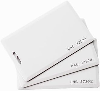 10 pcs 26 Bit Proximity Clamshell Weigand Prox Swipe Cards Compatable with ISOProx 1386 1326 H10301 Format Readers and Systems. Works with The Many of Access Control Systems