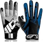 RID CHEN Football Gloves 2.0 Adult Football Receiver Gloves,Tacky Grip Skin Tight Adult Football Gloves and Enhanced Performance Football Gloves for Adult and Kids