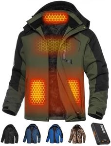 Mens Heated Jacket Graphene Electric Warming Coat Winter Gear Must Haves Camper Essentials Hunting Supplies Motorcycle Mountaineering Gadgets Mountain Climbing Necessities Overlanding Equipment Thing