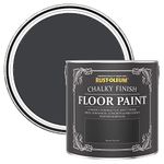 Rust-Oleum Black Scratch Proof Floor Paint in Matt Finish - Natural Charcoal (BLACK) 2.5L