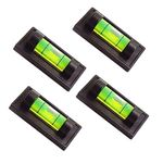 WOYISEPG 4Pcs Magnetic Bubble Spirit Level RV Standard Levels Magnet RV Levelers Tool for RV Camper, Travel Trailer, Motorhome, Tripod, Turntable, Phonograph (Set-A)