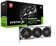 MSI Gaming RTX 4070 Super 12G Ventus 3X OC Graphics Card (NVIDIA RTX 4070 Super, 192-Bit, Boost Clock: 2520 MHz, 12GB GDRR6X 21 Gbps, HDMI/DP, Ada Lovelace Architecture)