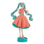 Banpresto BP88648P Hatsune Miku Action Figure, World Journey Vol.1 18 cm, Multicolor