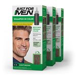 Just For Men Original Formula Men's Hair Color, Light Brown (Pack of 3)