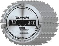 Makita D-45989-10 7-1/4" 24T Carbide-Tipped Circular Saw Blade, Framing/General Purpose, 10/pk