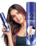 Urban yog Hair Removal Cream Spray for Women | Painless Body Hair Removal Spray for legs, hands, underarm & back (200 ML, Tulip (Blue))