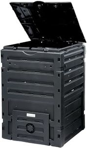 YITAHOME 120 Gallon (450L) Large Outdoor Compost Bin, Composter Box with Snap-on Top Lid and Aeration System, Lightweight Garden Compost Barrel Tumbler, Easy Assembly, BPA Free