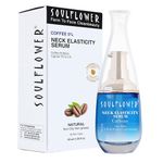 Soulflower Coffee 5% Neck Elasticity Serum for Uplifting Skin, collagen boosting, Restoring facial volume & aging control | Men & Women | 40ml