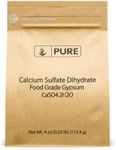 Pure Original Ingredients Calcium Sulfate (4 oz) Baking, Water Treatment & Gardening