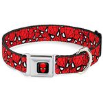 Buckle-Down DC-WSPD002-L 15-26" "SPDA-Spider-Man" Dog Collar, Large