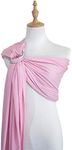 Vlokup Baby Water Ring Sling Carrier | Lightweight Breathable Mesh Baby Wrap for Infant, Newborn, Kids and Toddlers | Perfect for Summer, Swimming, Pool, Beach | Great for Dad Too Pink