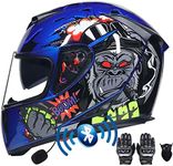 DYOYO Motorcycle Bluetooth Helmet, 