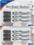 BAZIC Products Dry Erase Marker Bla