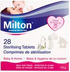 56 Milton Sterilising Tablets Baby Bottles Teats Spoons Soothers Pacifier