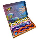 Tangle Jr. Solid Series | Box Of 5 | FIDGET TO FOCUS | Fidget Toy For Kids | 3+ | Twisting Sensory Toy | Great for Fine Motor Skills | In Official Box…