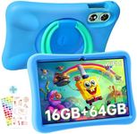 OUKITEL OT6 Kids Tablet - 10.1-inch Display Android 13 for Kids 16GB RAM 64GB ROM, 8000mAh Parental Control Children's Tablet with Kid-Proof Case & Pen, Green(WiFi Version)