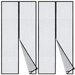 2 Pcs Screen Door Mesh with Magnet 