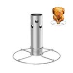 BBQ-PLUS Beer Can Chicken Holder for Char-Broil Big Easy Oil-Less Turkey Fryer,Stainless Steel Turkey Toasting Rack for CharBroil 4897766R06,Must Have Smoker Accessories for Outdoor Grilling