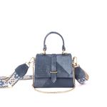 Strokes by Namrata Mehta Mini Sling Bag | Vegan Leather (Denim Dusk)