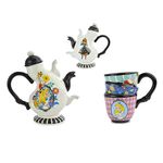 Alice in Wonderland Teapot and Cup Set