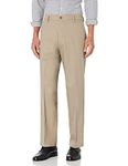 Dockers Men's Relaxed Fit Signature Khaki Lux Cotton Stretch Pants, Timberwolf, 44W x 30L