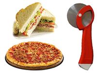 Kuber Industries Plastic Pizza/Sandwich/Burger/Slicer/Multipurpose Cutter (Multicolour, CTKTC01795)