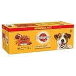 Pedigree Adult Dog Wet Food in Pouch, Mixed Selection in Jelly, 40x100g