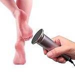 Electric Foot Callus Remover (Speed Adjustable) with 60pcs Replacement Pads Professional Pedicure Tool for Women Men Dead Dry Hard Skin Removal (Gray)