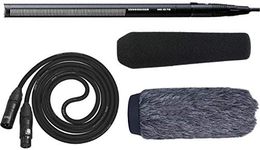 Sennheiser MKH 416-P48 Video, Cinema and Broadcasting Shotgun Microphone Complete Kit with LyxPro XLR Cable & Windscreen Bundle