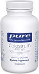 Pure Encapsulations Colostrum | 40% IgG Highly Concentrated Immune Support | 90 Capsules