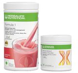 Herbalife Weight Loss Combo Strawberry 500gm + Protein Powder 200gm Plant-Based Protein (700 g, Pack of 2)