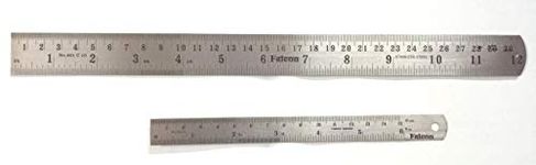 LOVELY Falcon Kristeel 6" & 12" Inch Stainless Steel Scale/Ruler Combo Pack (Set of 1)