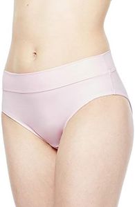 Carole Martin Women's Panties Wide Waist Band Ultra Soft Microfiber Comfort Briefs Underwear (Medium, Pink)