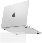 MOSISO Compatible with MacBook Air 13 inch Case 2024 2023 2022 M3 A3113 M2 A2681, Ultra-Thin Slim Natural Original Color Plastic Hard Shell&Keyboard Skin for MacBook Air 13.6 inch Case, Translucent