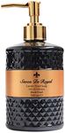 Savon De Royal Black Pearl Liquid Hand Soap - Liquid Hand Wash, Multi Purpose Liquid Soap in Pump Dispenser, Sweet Orange Scent, 16.9 fl oz