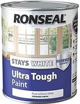 RONSEAL RSLSWUTGP25L Stays ULT/Tough Gloss Paint, White, 2.5 Litre