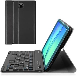 Fintie Keyboard Case for Samsung Galaxy Tab A 8.0 (2015), Slim Shell Stand Cover w/Magnetically Detachable Bluetooth Keyboard for Tab A 8.0 SM-T350/P350 2015 (NOT Fit 2017/2018 Version), Black