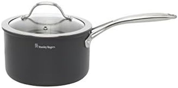 Stanley Rogers Bi Ply Pro Saucepan, Dark Grey/Silver, 18 cm Size, 1098214