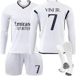 bellinghamengland Jersey,23/24 New Season Home/Away Football Jersey Sets for Kids Adults Best Chirstmas Birthday Gifts for Kids(08 Langarm-Trikot,8-9 Years)