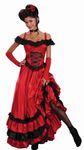 Forum Novelties Women's Saloon Sweetie Costume, Red, Standard