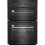 Beko Electric Built In Double Oven - Black