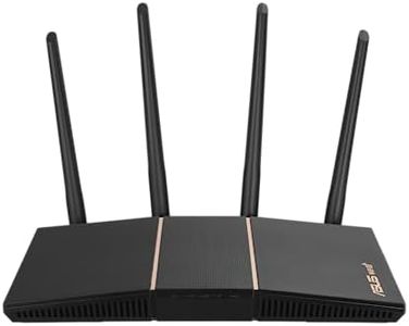 ASUS AX3000 WiFi 6 Router (RT-AX57) - Dual Band Gigabit Wireless Internet Router, Gaming & Streaming, AiMesh Compatible, Included Lifetime Internet Security, Parental Control, MU-MIMO, OFDMA