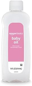 Amazon Basics Baby Oil, Mild & Gentle, Dermatologist Tested, Lightly Scented, 14 Fluid Ounces (Previously Solimo)