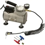 Champion Sports Ultra-Quiet Air Compressor Inflator Black, 110 VOLT - 1/8 HORSE-POWER