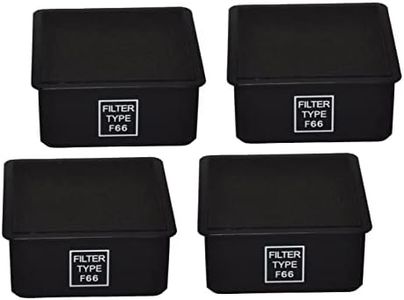 Surrgound F66 HEPA Filter and Foam Filter Set Compatible with Dirt Devil UD70010 UD70105 Uprights Vacuum, Part# 304708001 , 4pk