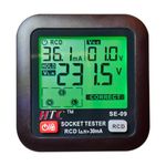 Hazari HTC Instrument Se-09 Socket Tester | Outlet Receptacle Tester For 230V GFCI/RCCB With LCD Display By Skyking