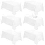 Fixwal 90x156 White Table Cloth Rec